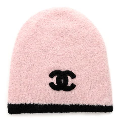 pink chanel beanie|chanel wool cashmere beanie hat.